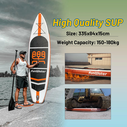 FUNWATER Dropshipping OEM 11' sup Paddle Board Inflatable sup Set Stand up Paddle Board sup Paddle Surfboard