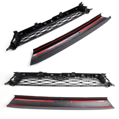 2PCS PZ323-35056 Front Grille for Toyota 4Runner TRD PRO 2014-2019 PZ327-35053 Car Grille With Logo