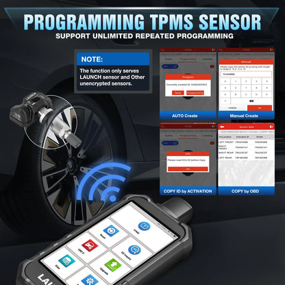 2025 CRT5011 V2 Creader TPMS Tire Pressure Monitoring Sensor Upgrade Version of CRT5011E