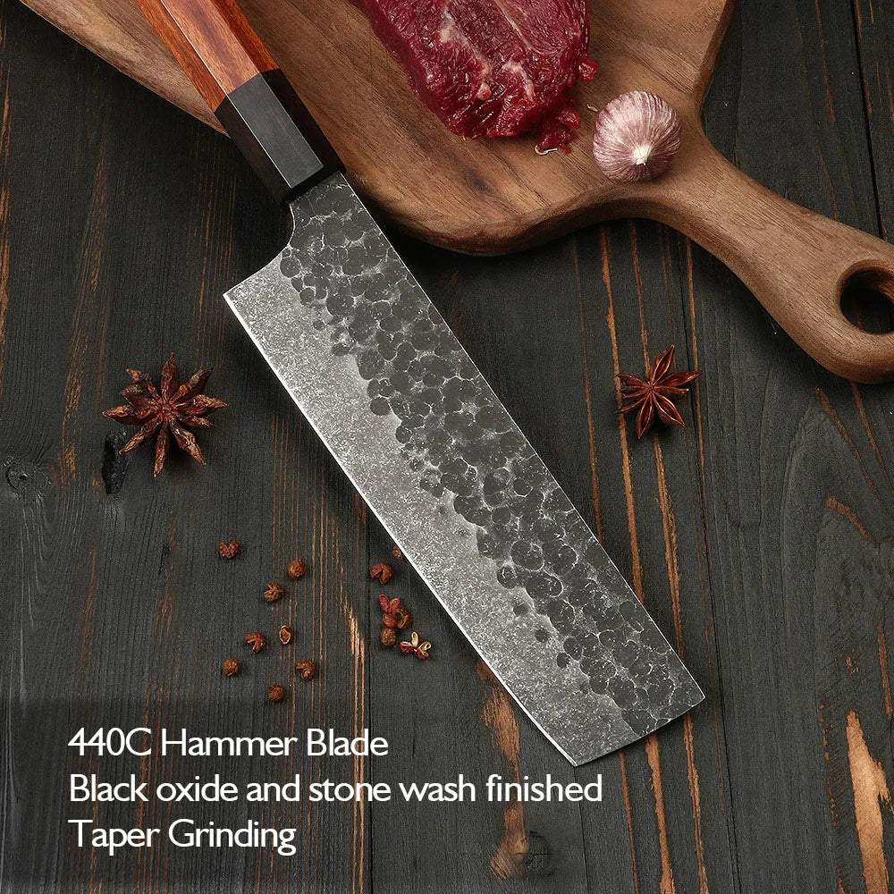 7inch Air Forging Hammer Hand Made Kitchen Knife