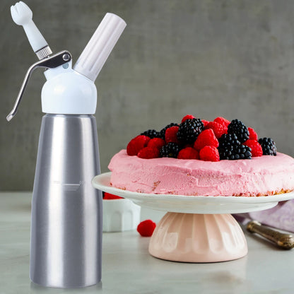 103-0001 Custom LOGO Aluminium 500ML Whip Cream Dispenser Cream Whipper with Decorating Tips