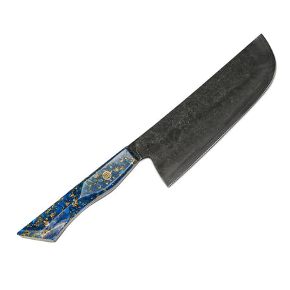 Sandwich Structure 10Cr15Mov Japanese Usuba Nakiri Chef Knife with Foil Handle