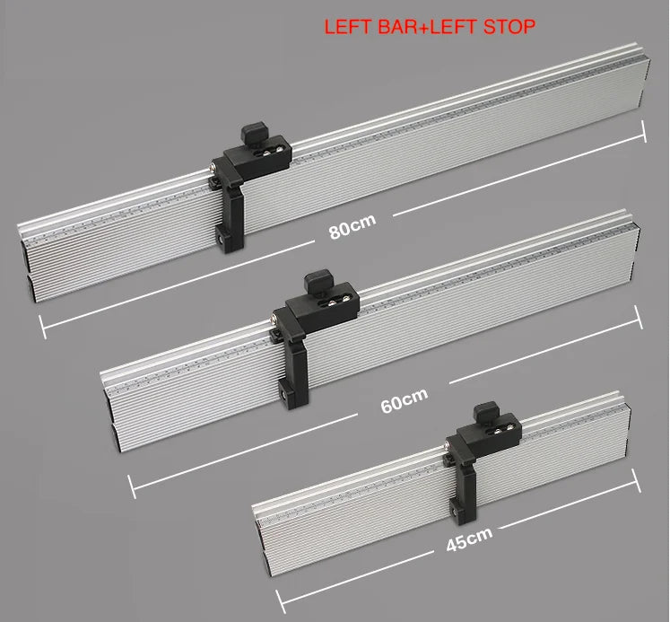 L-HT106 Table Saw Bar Fence with Ruler and Stop t Track