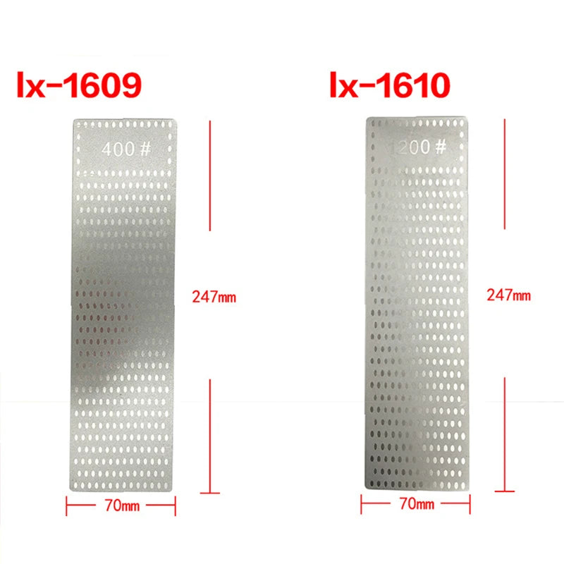 DMD Diamond Double-Sided Whetstone Ice Skate Edge Household Outdoor Knife Sharpener Replaceable Whetstone Special Kitchen Tool