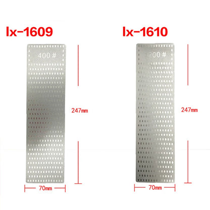 DMD Diamond Double-Sided Whetstone Ice Skate Edge Household Outdoor Knife Sharpener Replaceable Whetstone Special Kitchen Tool