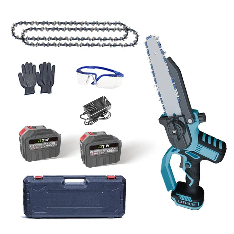 DTWA2-0064 Hot Sale High Power Electric Chain Saw Rechargeable Home Logging Chainsaw