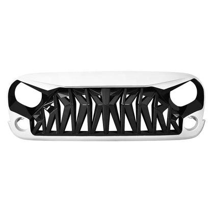 US Warehouse Stock Grille for jeep wrangler Jk Bumper 2007-2018 Factory Shark Grille