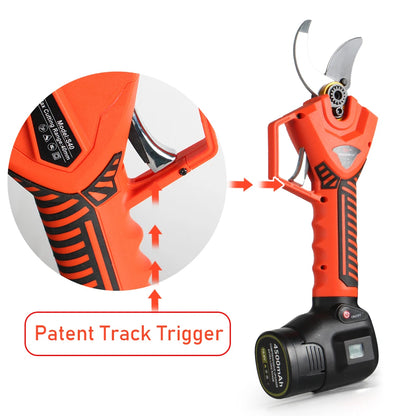 16.8V 40MM Electric Scissors with Brushless Motor, Cordless Electric Pruning Shears for Pruning Trees and Shrubs and Fruit Trees