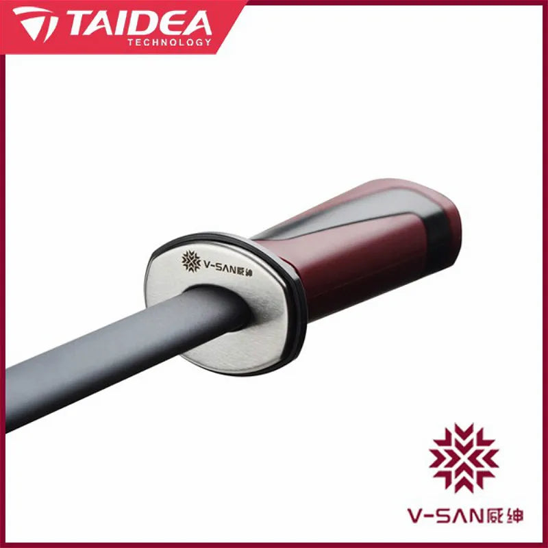 TV1703 Taidea V-SAN Deluxe Black Crystal Ceramic Sharpening Steel Rod