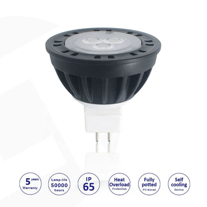 LT1016A Beam Spread 15/30/45/60/100 Degree MR16 Aluminum RGBW LED Lamp Low Voltage IP65 Waterproof MR16 LED Bulb