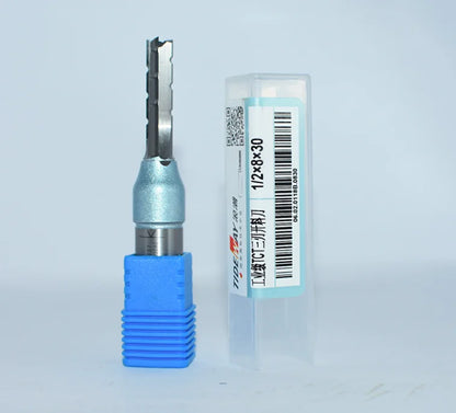 Tideway Industrial Grade TCT 3 Flute 1/2 Inch Shank Straight Milling Cutter Tungsten Carbide End Mill for Woodworking