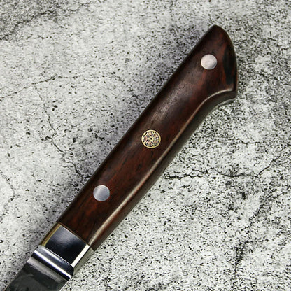 Yangjiang Amber High Quality 67 Layers Vg10 Japanese Damascus Steel 8 Inch Kitchen Kiristuke Knife with Premium RoseWood