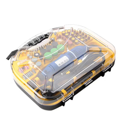 L-HT217 211pcs Electric Mini Drill Dremel Grinder Engraving Pen Grinding Machine