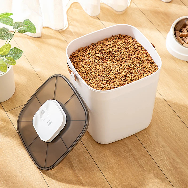 High Quality Intelligent Vacuum Pet Food Storage Container Large Capacity Moisture Mildew Proof for Kitchen Use for Cats Dogs