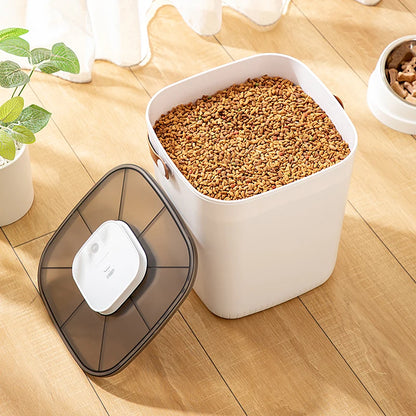 High Quality Intelligent Vacuum Pet Food Storage Container Large Capacity Moisture Mildew Proof for Kitchen Use for Cats Dogs