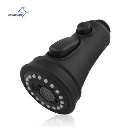 USA Stock Matte Black 3 Modes Kitchen Sink Faucet Sprayer Attachment Pull Out Spray Head Replacement for G1/2 Connector