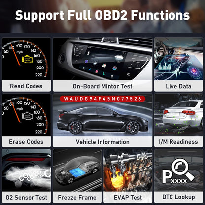 2025 KINGBOLEN Ediag Plus CAN-FD Protocol All System 16+ Reset Functions ECU Coding Active Test Bidirection Control