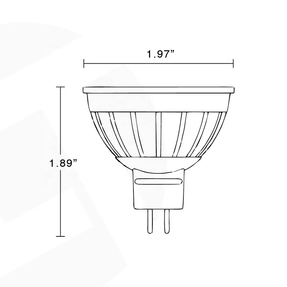 LT1016A Beam Spread 15/30/45/60/100 Degree MR16 Aluminum RGBW LED Lamp Low Voltage IP65 Waterproof MR16 LED Bulb