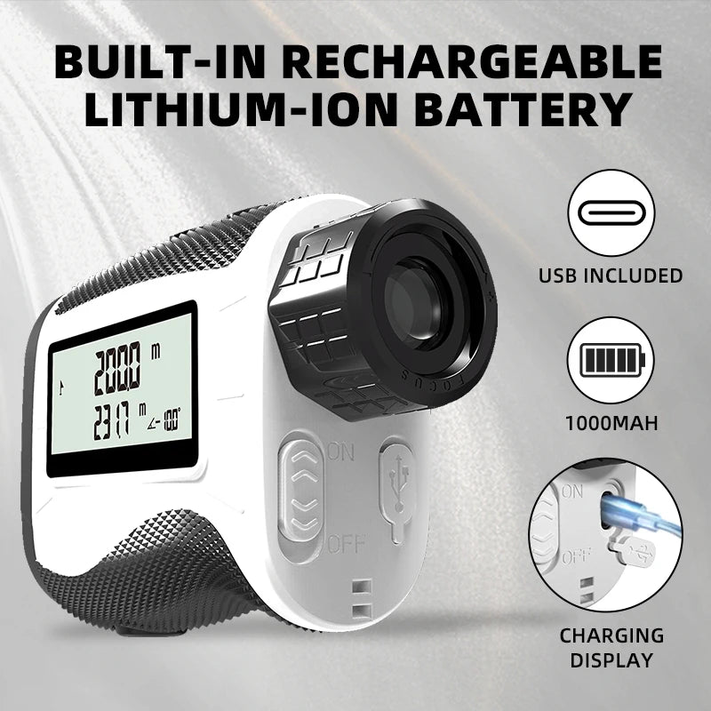 China High Frequency Golf Equipment Laser Rangefinder Distance Meter Scope Innovative Hunting Tool