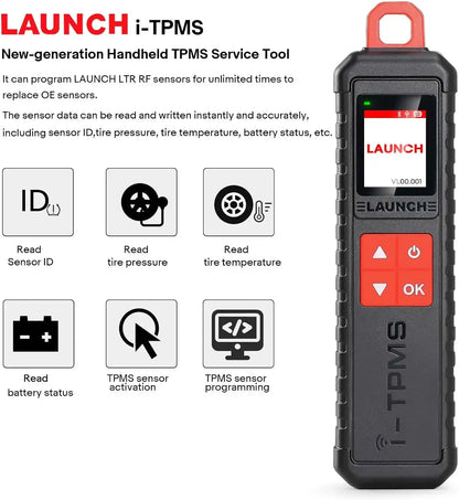2025 LAUNCH NEW X431 I-TPMS(TS GUN) TPMS Tire Pressure Detector Handheld Car Diagnostic Tool