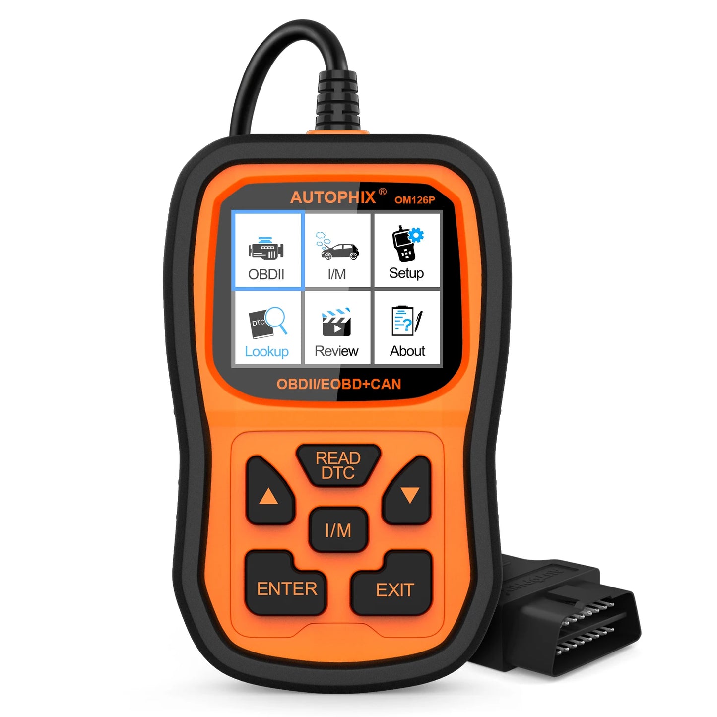 Autophix Om126P 2025 New Release English Language OBD2 Code Reader Latest Software Version for Car Engine Diagnostics for