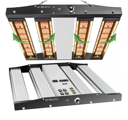 250W LED Grow Light Full Spectrum Lamp 4Bar Samsung LM281+ 2835 Indoor Plant Led Grow Light for Veg and Bloom