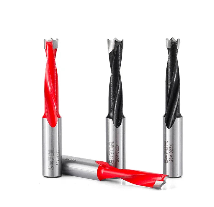 Tideway 1pc Woodworking Forstner Gang Drill Bits Alloy Hole Opener 70mm Total Length Router Bit for Wood Carbide Row Drill