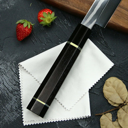 Masterpiece 34layers Single Bevel 10Cr15CoMoV Damascus Steel Kitchen Honyaki Sushi Filleting Sashimi Salmon Japanese Knife