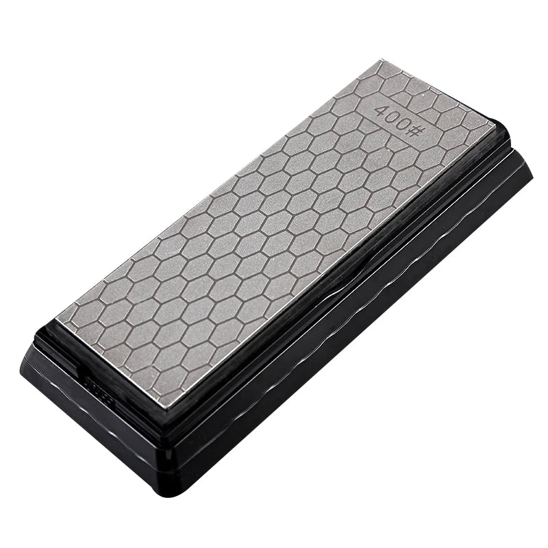 Double Side Diamond Hone Manual Knife Sharpener Diamond Sharpener 400#/1000# Diamond Whetstone Sharpening Stone