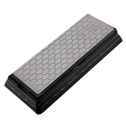 Double Side Diamond Hone Manual Knife Sharpener Diamond Sharpener 400#/1000# Diamond Whetstone Sharpening Stone