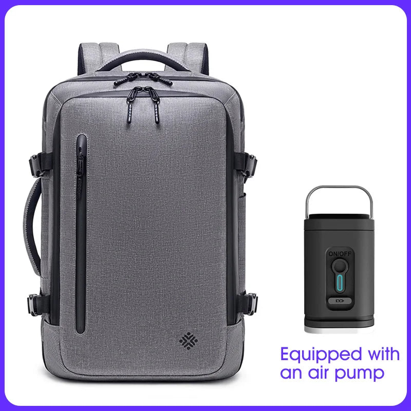 Luxury Business Anti Theft Waterproof Backpack Laptop Travel Backpack for Men Outdoors Vacuum Compression Backpack