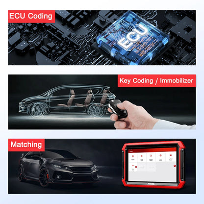 2025 ANCEL DS700 Bidirectional Scanner Brand New Car Key Programming Tool for Bluetooth 34+ System Reset Services Diagnostic Too