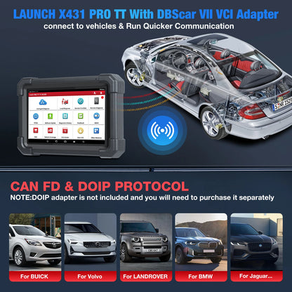 2025 Launch X431 PRO TT All System Car Diagnostic OBD2 Scanner Automotive Analyzer Same As X431 PROS V5.0 Vehicle Code Reader