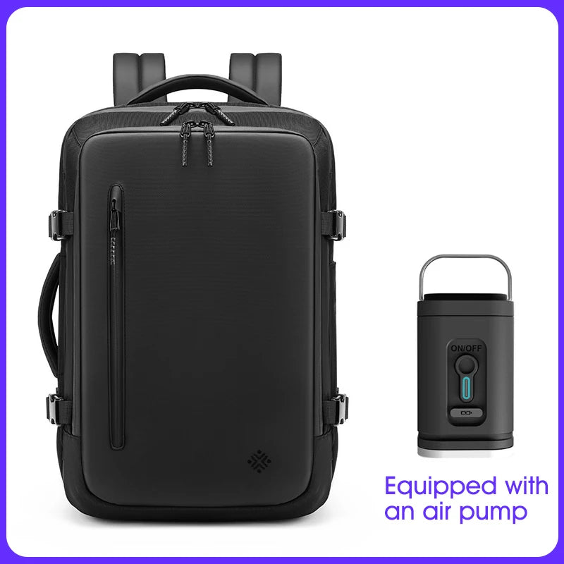 Luxury Business Anti Theft Waterproof Backpack Laptop Travel Backpack for Men Outdoors Vacuum Compression Backpack