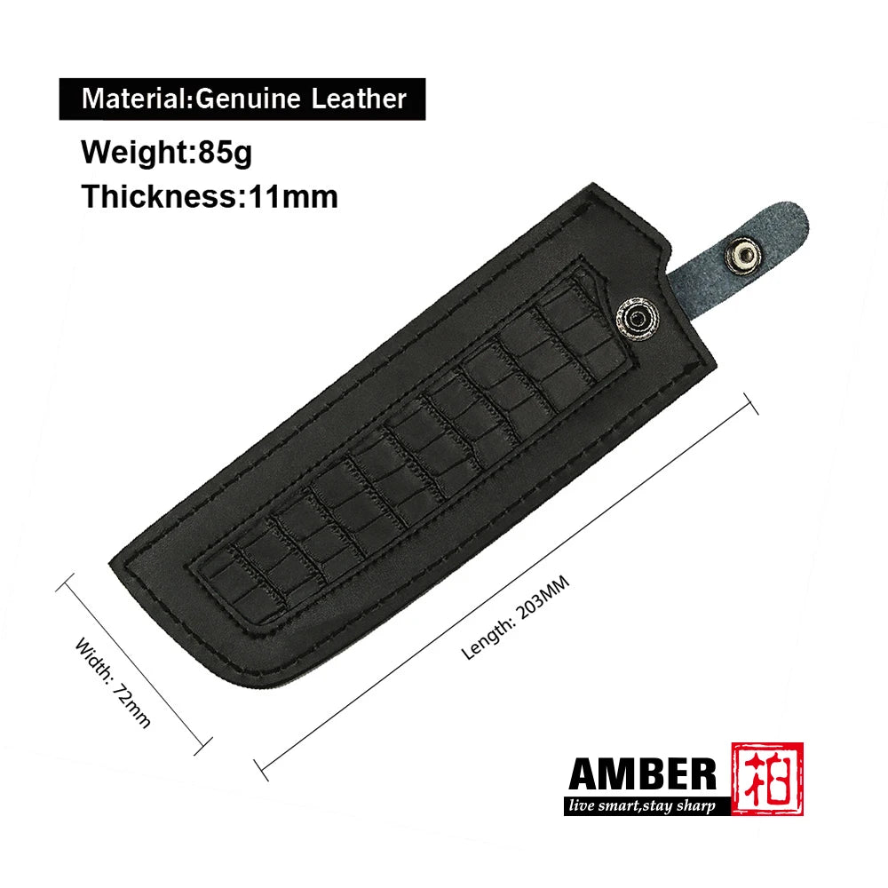 Meat Cleaver 7 Inch Custom Handmade Cleaver Abalone Shell Damascus Steel Knives