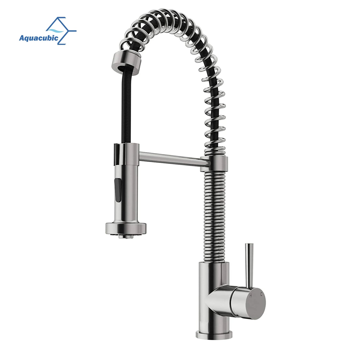 New American CUPC Approved Pull Out Spring Loaded Kitchen Sink Mixer Tap
