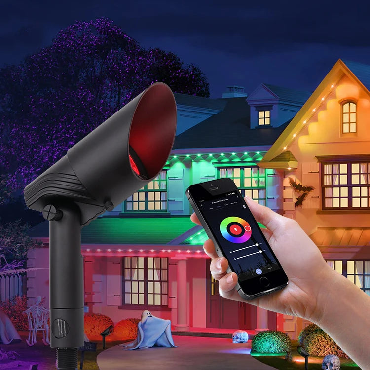 USA Warehouse Smart Tuya Wifi Led Spotlight Landscape Garden up Lights Low Voltage Landscape Light Outdoor Spotlight With Zigbee