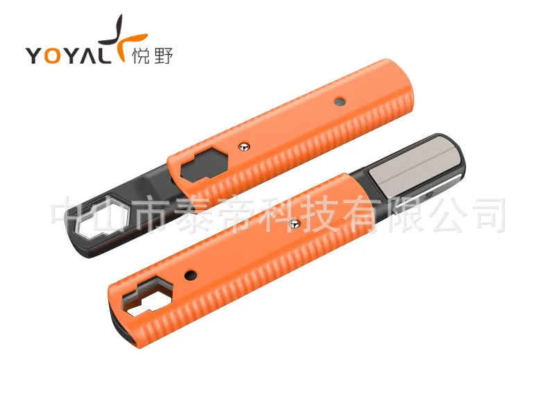 Yoyal TY2204 Portable Sharpeners Stainless Steel Folding Sharpening for Outdoor Pocket Knives Equipment