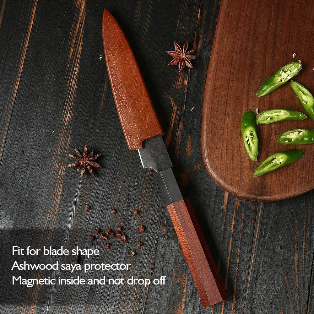 5 inch Air Foring Hammer 440C Carbon Steel Utility Kitchen Knife