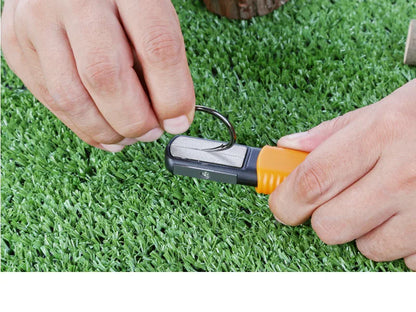 Yoyal TY2204 Portable Sharpeners Stainless Steel Folding Sharpening for Outdoor Pocket Knives Equipment