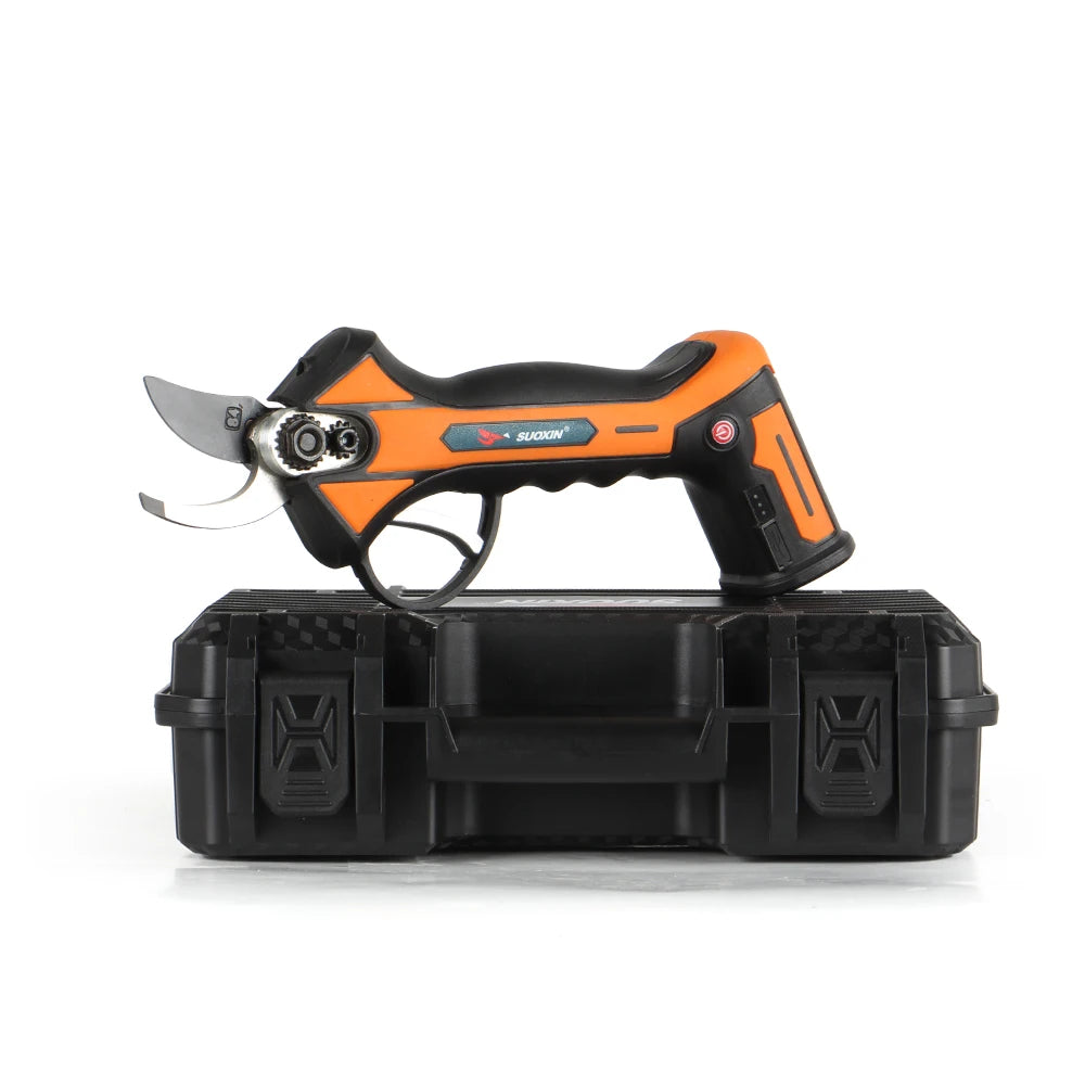 SK5 Steel Electric Pruning Shears,Cordless 8V Lithium Battery Power Shear USB Charge,20MM/0.8inch Custom Cordless Pruning Shears