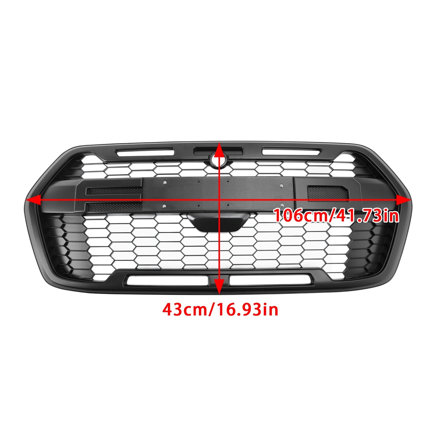 Raptor Style Front Bumper Grille 2467809 for Ford Transit MK8 Trail T150 T250 T350 2020-2024 With Letter