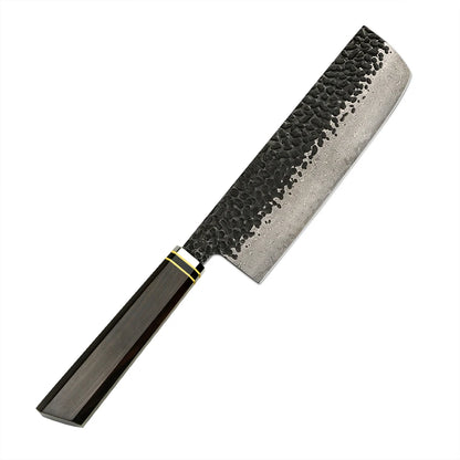 5 Pcs New Design 67 Layers Chef Knife Damascus VG 10 Steel Kitchen Knife Set with Ebony Wood Handle