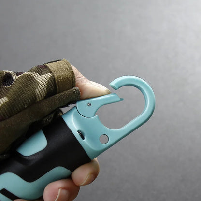 Selco Anti Slip Fish Lip Grabber Portable Fishing Grip Tool with Lanyard and Storage Bag