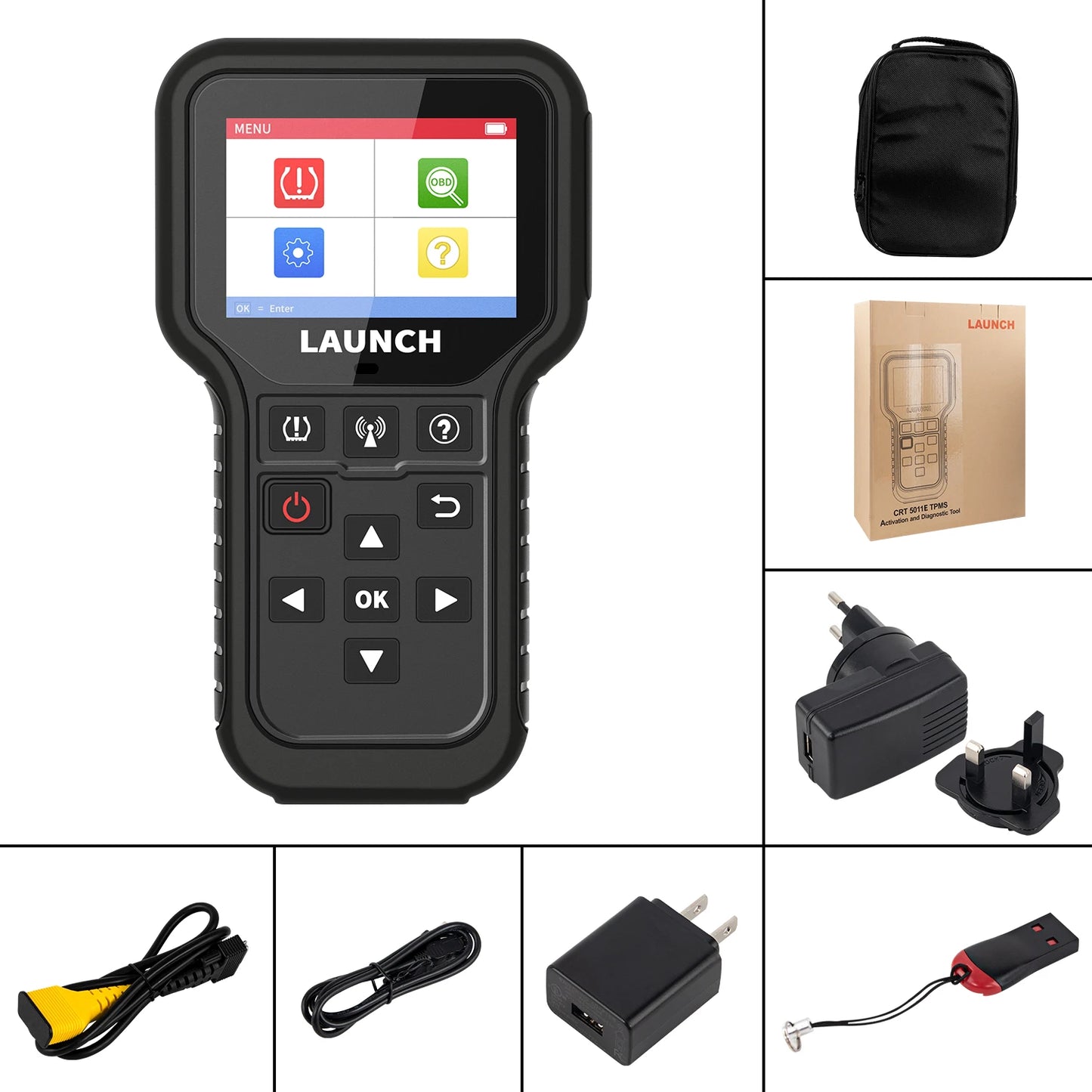 Best Selling X-431 CRT 5011E Obd Scanner Wifi BT Automotive Truck Key Programmer Diagnostic Tool Set for Car