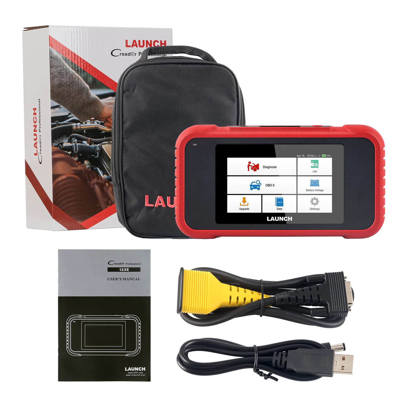 Crp123 Obd2 Scanner Automotive Four System 12V Car Motorcycle for All Cars 2025 Universal Profesional Diagnostic Tool