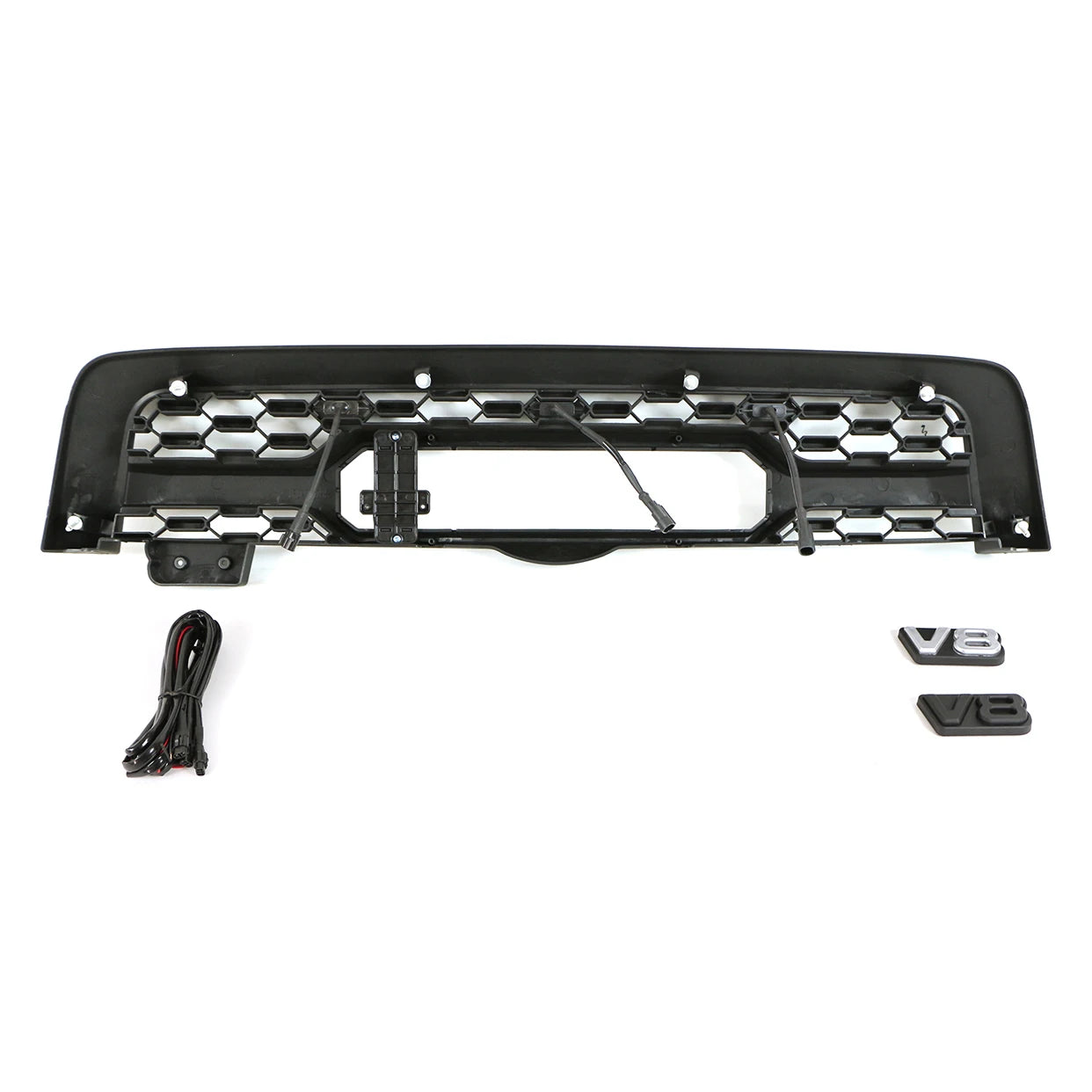 Car Mesh Front Grille With Light Fit for Sequoia 2005-2007