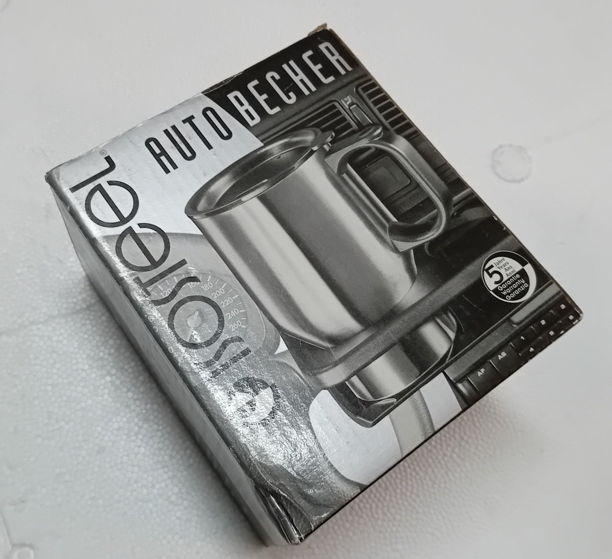 Bicchiere Acciaio Inox Contenitore Termico Auto 0,40 L