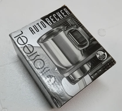 Bicchiere Acciaio Inox Contenitore Termico Auto 0,40 L