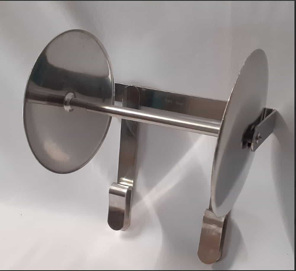 Portaspago inox 18/8 normale, misura standard Art. 102 Lonatini